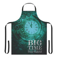 Retro 1980s music-themed kitchen apron
