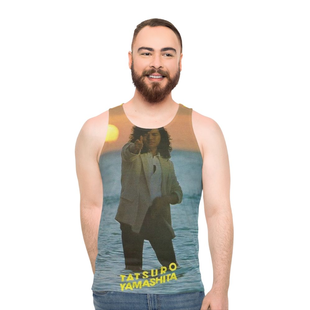 Retro 1980s Tatsuro Yamashita Unisex Tank Top
