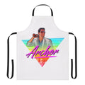 Retro 1980s triangle design apron inspired by the TV show Archer