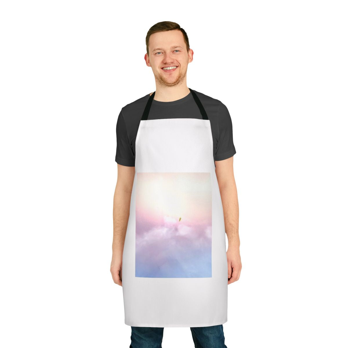 Retro 1982 airline-inspired graphic apron with "I Am A Lost Boy" design