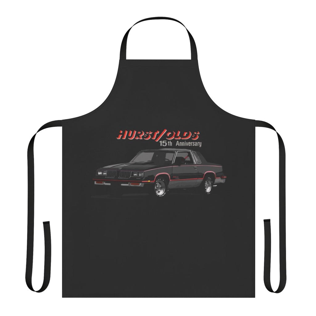 Vintage 1983 Oldsmobile Cutlass Hurst Edition apron - 1980s classic muscle car accessory