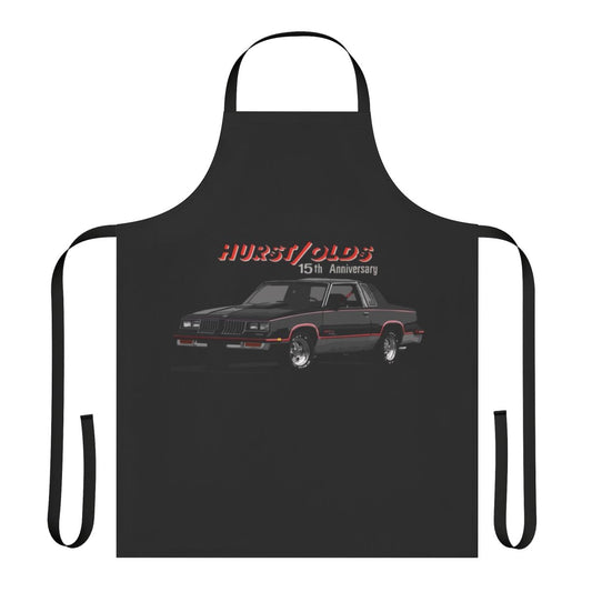 Vintage 1983 Oldsmobile Cutlass Hurst Edition apron - 1980s classic muscle car accessory