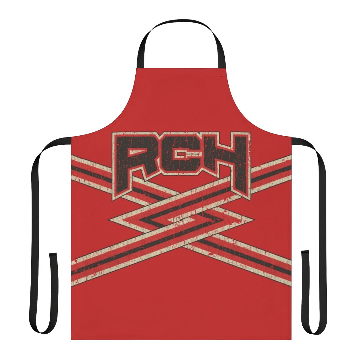 Rancho Carne High 2000s cheerleader-themed apron