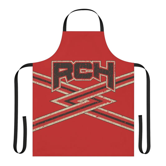 Rancho Carne High 2000s cheerleader-themed apron