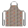 Apron featuring a repeating pattern of the classic Citroën 2CV car
