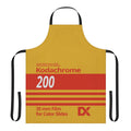 Retro 35mm Kodachrome film inspired apron with vintage photography elements
