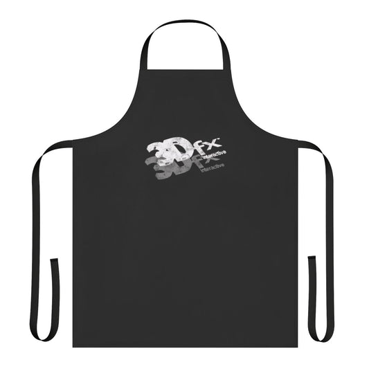 Retro-style apron featuring the iconic 3Dfx Voodoo graphics chip design