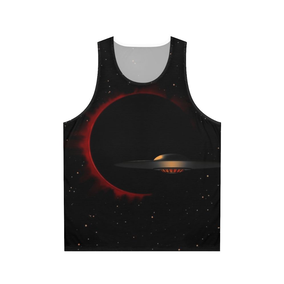 Retro 50s sci-fi C 57D unisex tank top
