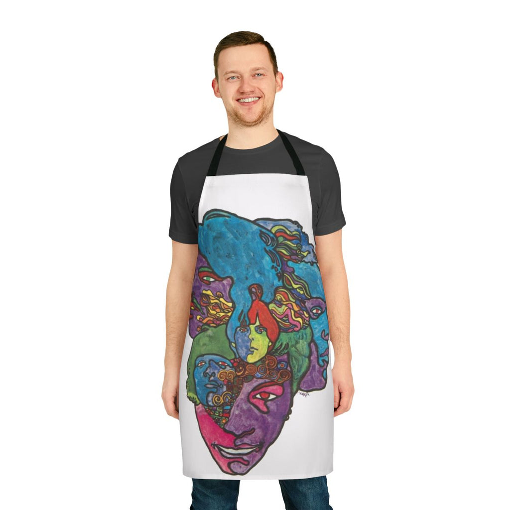 Retro 60s love band forever changes album apron