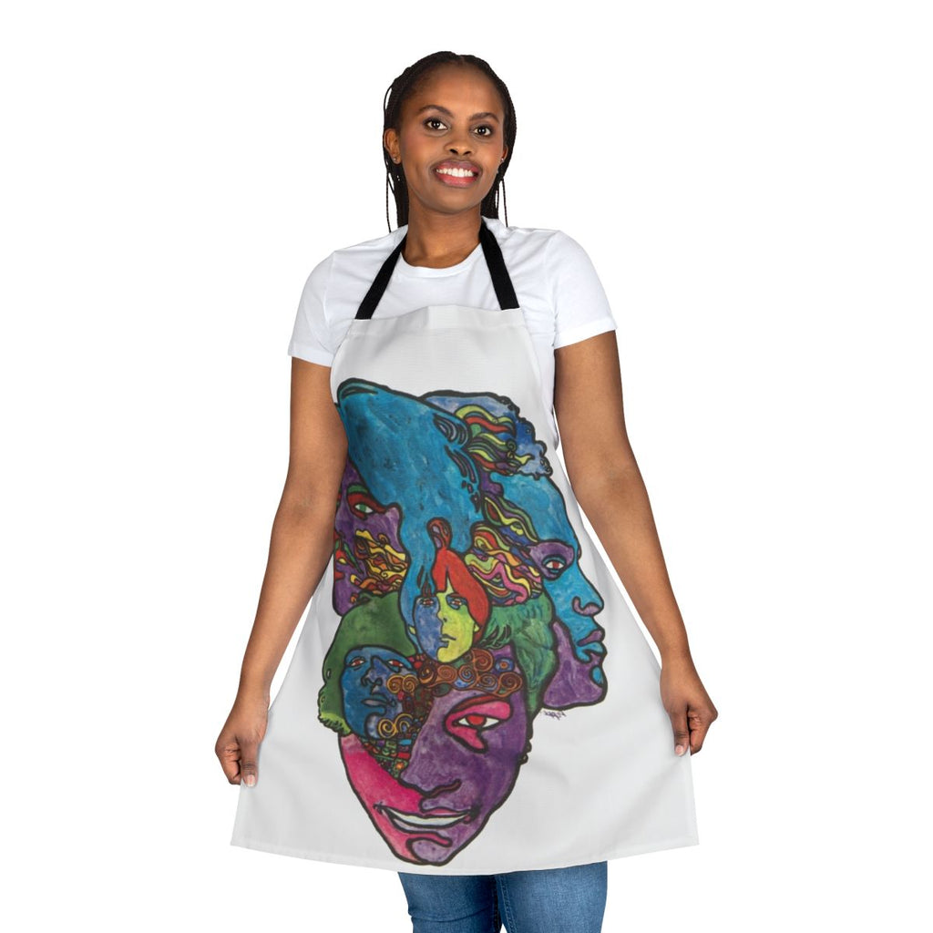 Retro 60s love band forever changes album apron
