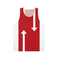 Retro 60s mod geometric unisex tank top