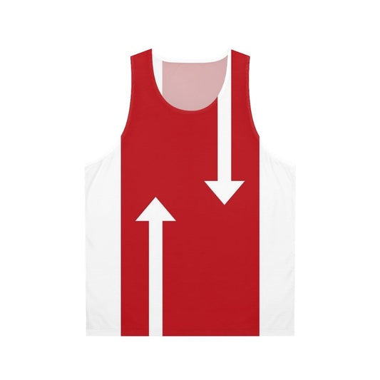 Retro 60s mod geometric unisex tank top