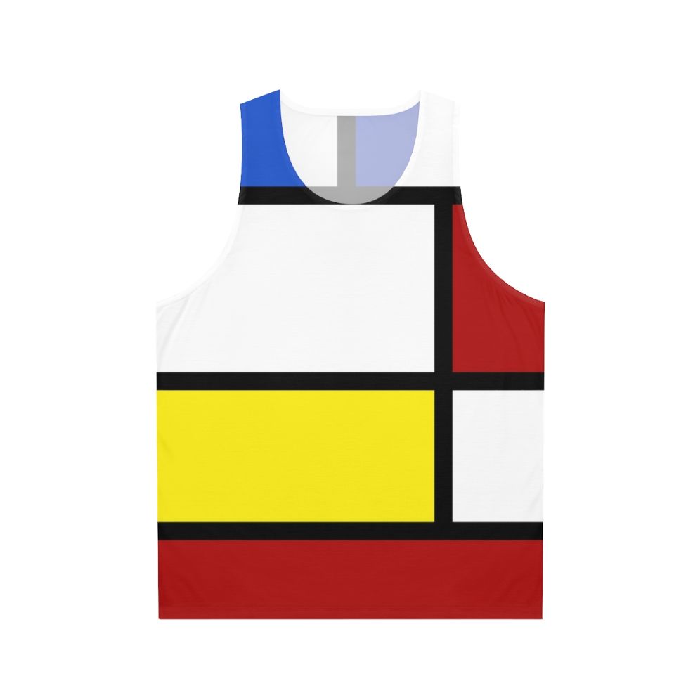 Retro 60s Mod Unisex Tank Top in Red, White and Blue