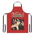 Retro 70s glam rock style apron featuring The Sensational Alex Harvey Band logo and imagery