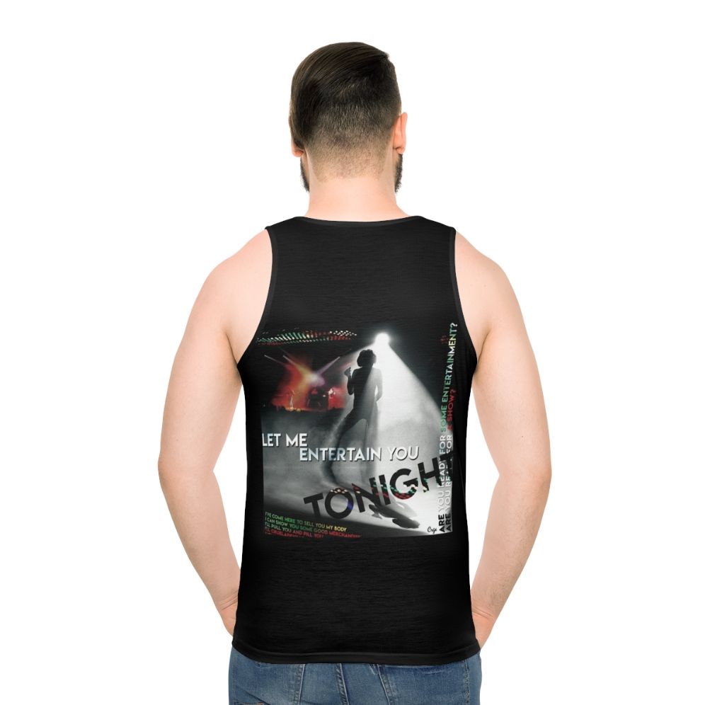 Retro 70s music lover unisex tank top