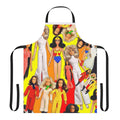 Retro 1970s style plastic glamour apron for doll collectors and fans of iconic television series