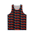 Retro 70s rainbow unisex tank top