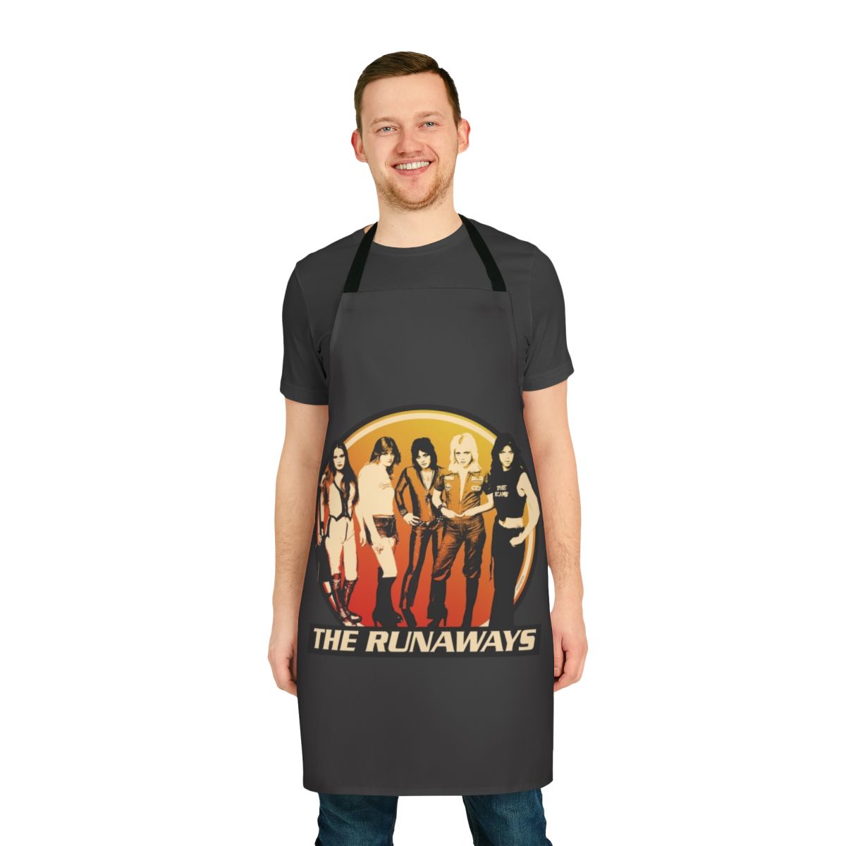 Apron featuring the iconic 1970s rock band, The Runaways