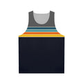 Retro 70s Stripes Unisex Tank Top