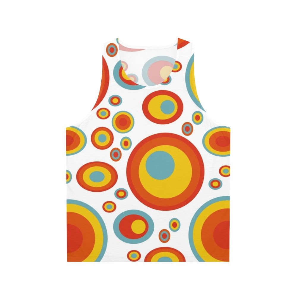 Retro 70s Vintage Psychedelic Pattern Unisex Tank Top