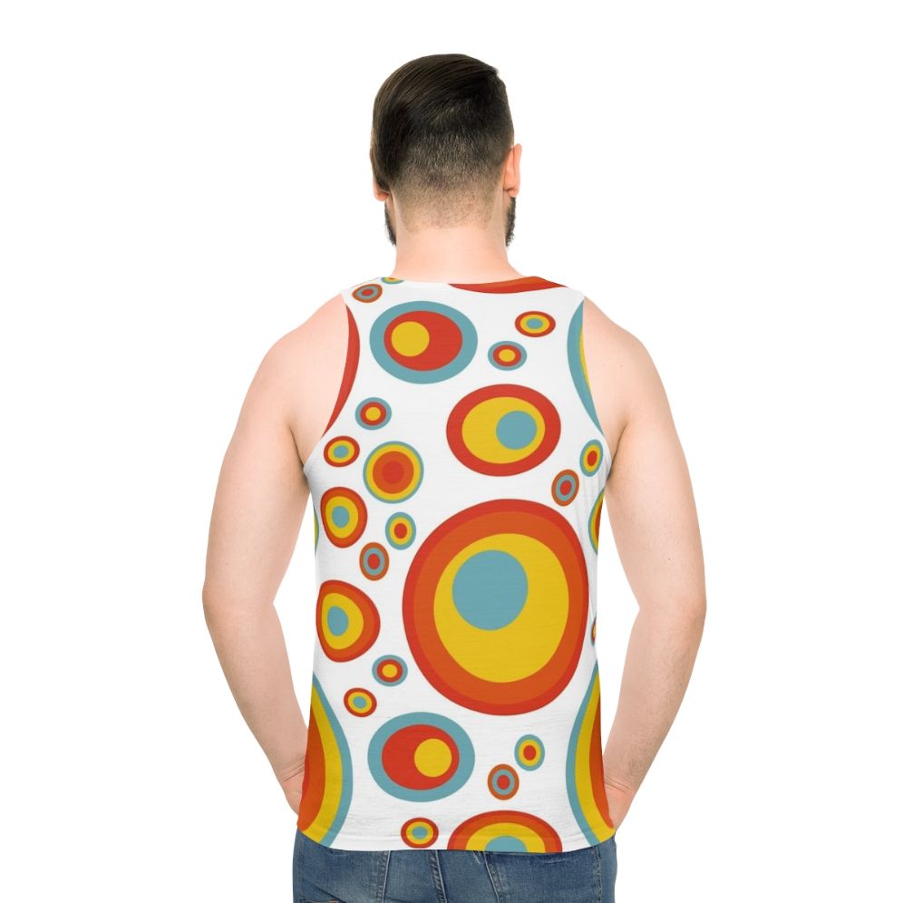 Retro 70s Vintage Psychedelic Pattern Unisex Tank Top