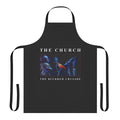 Retro apron featuring the cover art of The Church's album "The Blurred Crusade"