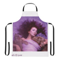 Retro 80s-themed apron with Stranger Things and Kate Bush references