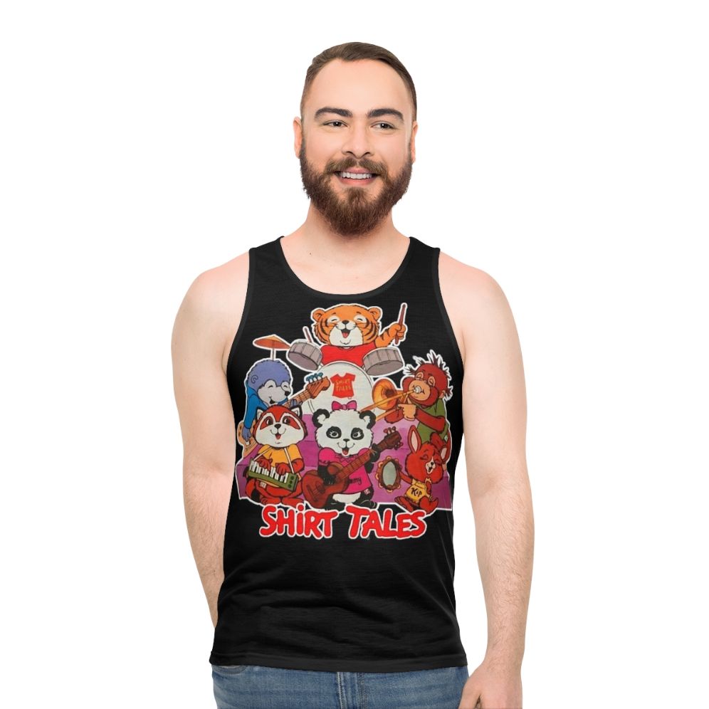 Retro 80s band tribute unisex tank top