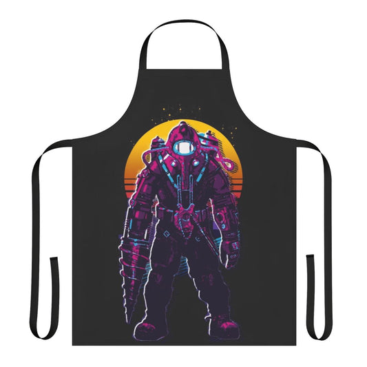 Retro 80s-inspired Bioshock Big Daddy character apron