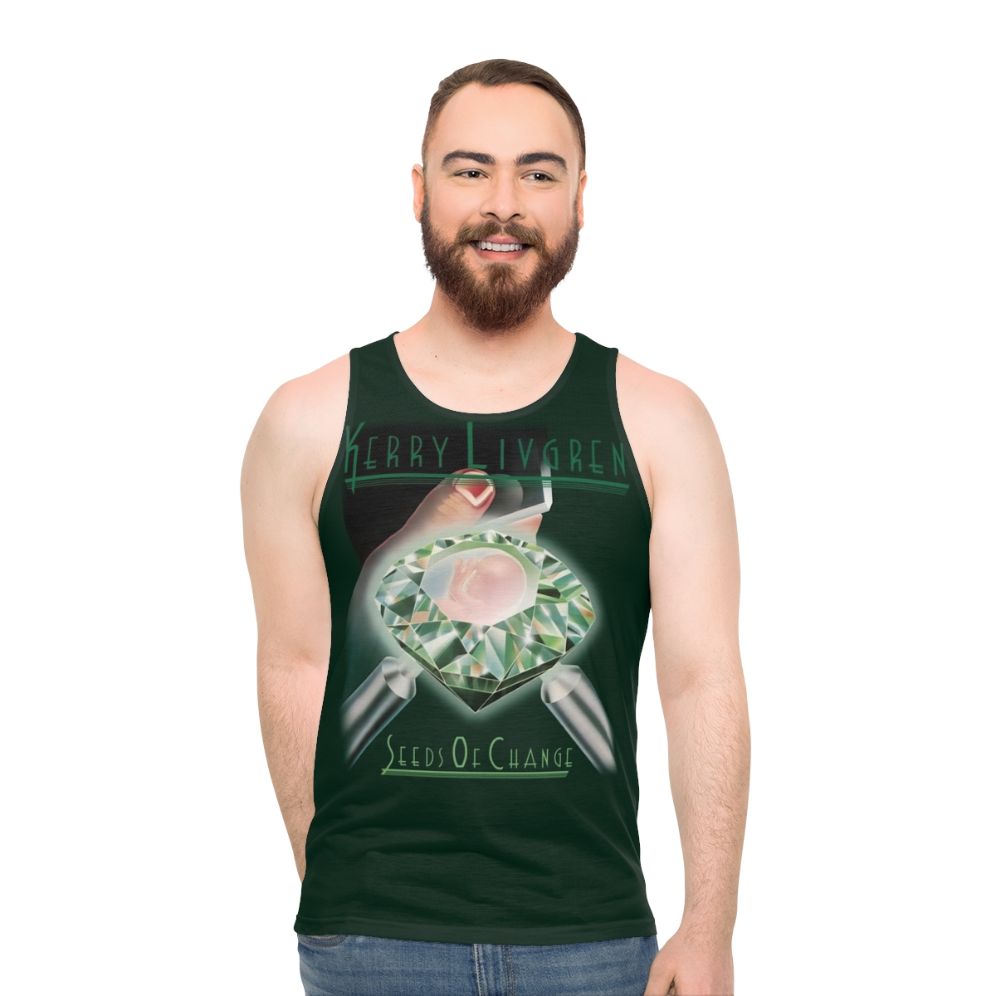 Retro 80s Christian Rock Kansas Band Seeds Of Change Tank Top