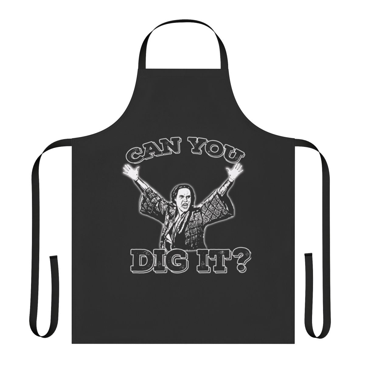 Retro 80s "Can You Dig It" themed apron
