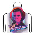 "Retro 80s inspired apron featuring Eleven from Stranger Things"