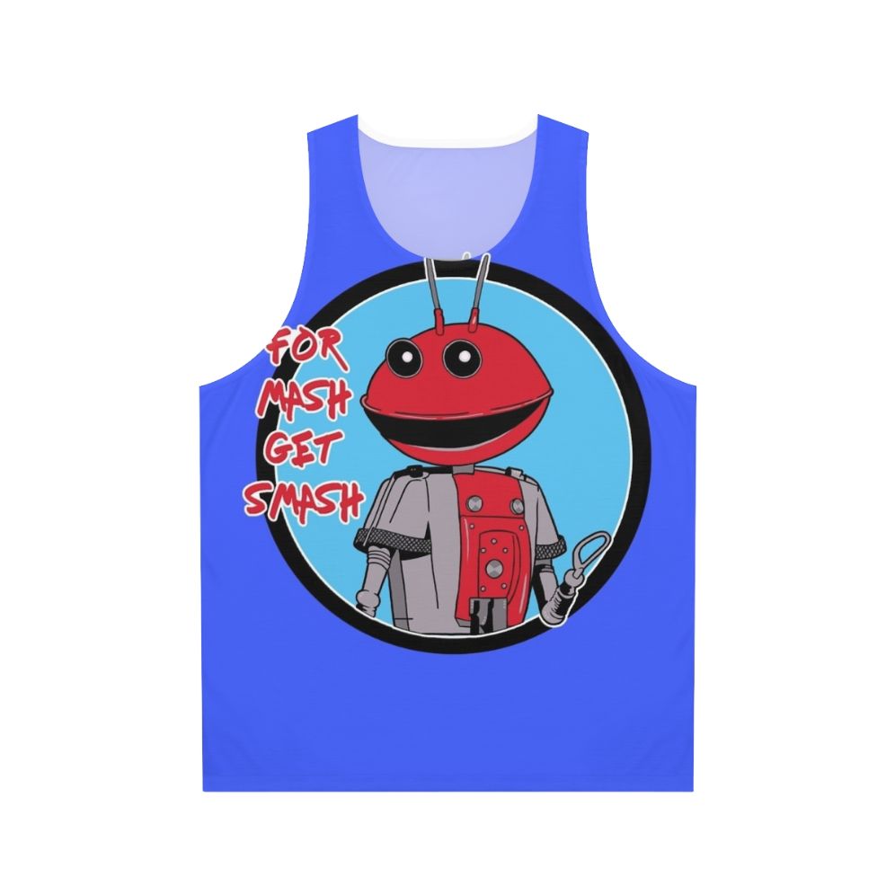 Retro 80s 'For Mash Get Smash' unisex tank top