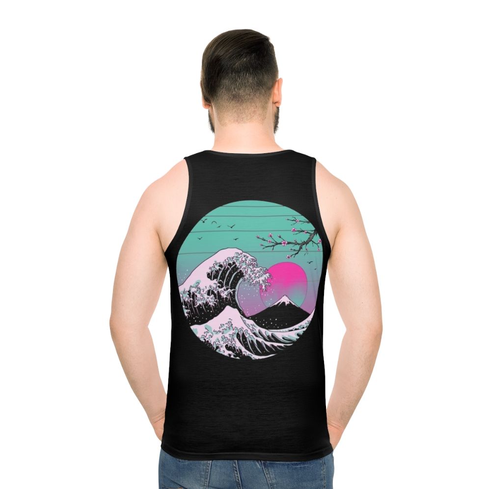 Retro 80s Great Wave Unisex Tank Top