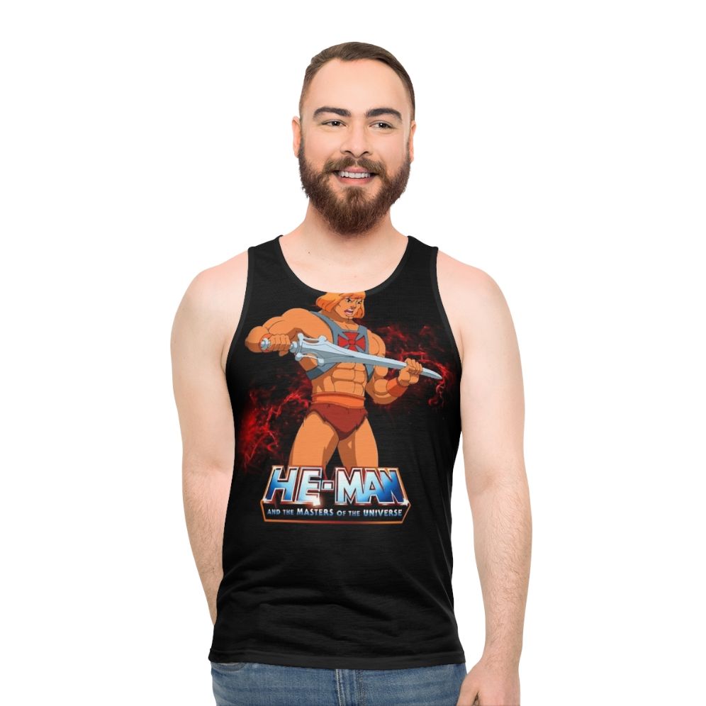 Retro 80s He-Man Masters of the Universe Movies Unisex Tank Top