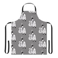 Apron with 80s rock band graphic of Johnny Marr, guitarist of The Smiths
