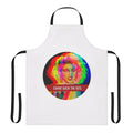 Vintage-style 1980s-inspired apron with pop art graphics