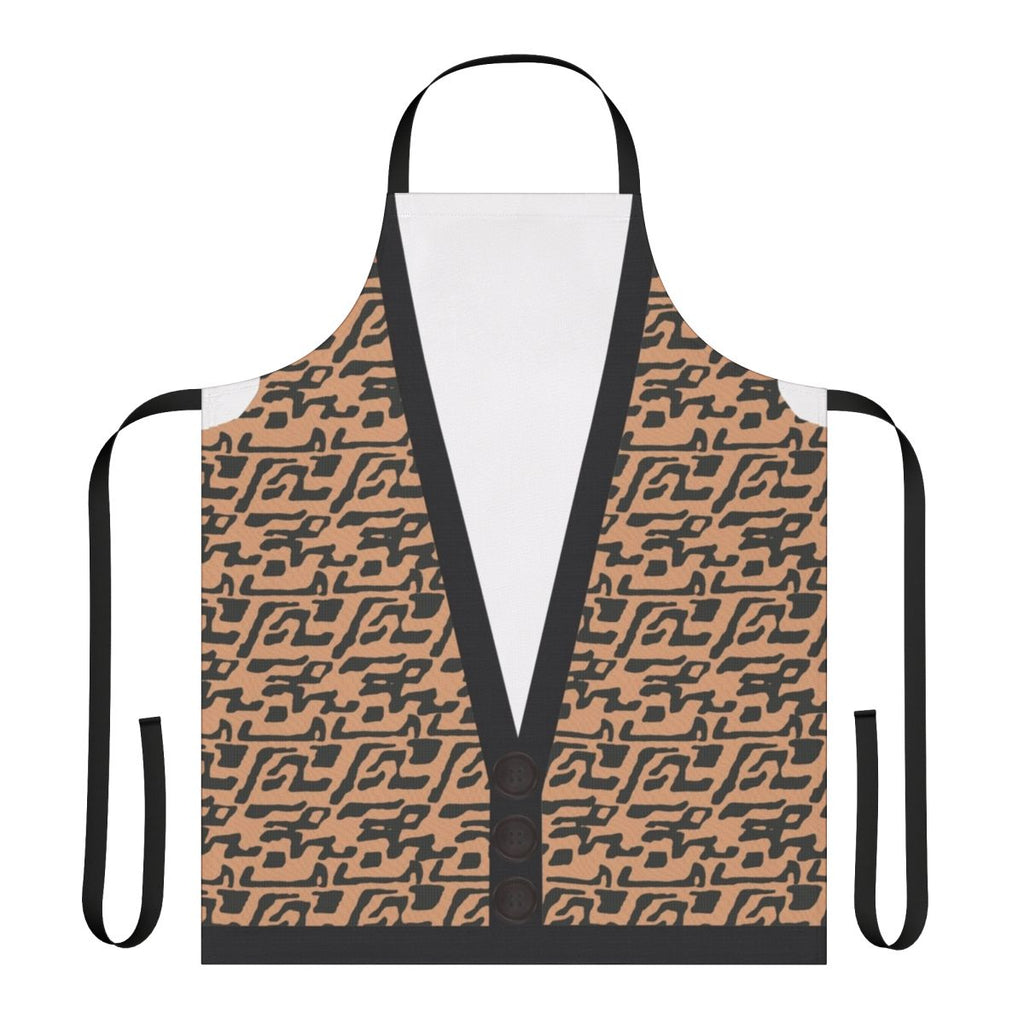 Retro-style apron with Ferris Bueller inspired design