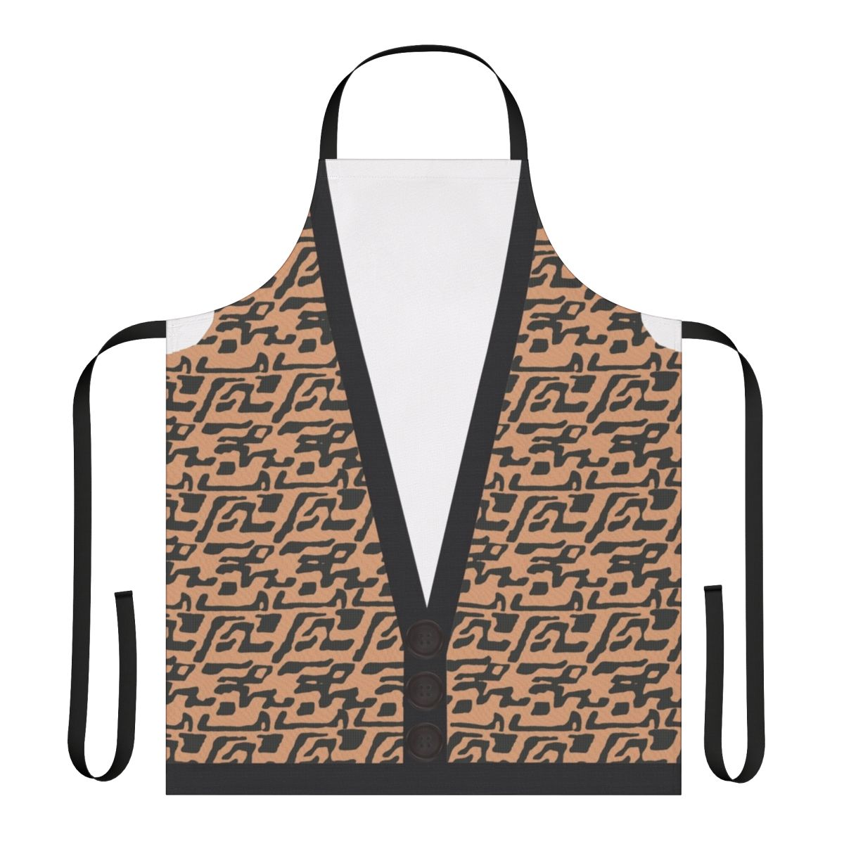 Retro-style apron with Ferris Bueller inspired design