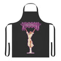Retro 80s inspired apron featuring Olivia Newton-John's iconic Xanadu character