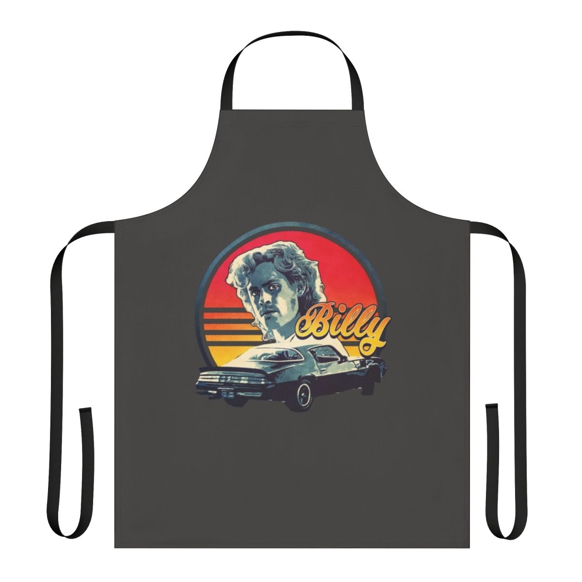 Retro 80s inspired Stranger Things Demogorgon themed apron