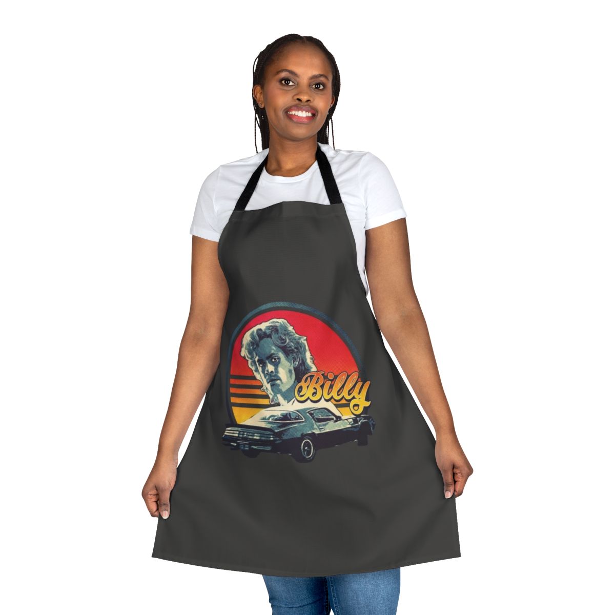 Retro 80s inspired Stranger Things Demogorgon themed apron