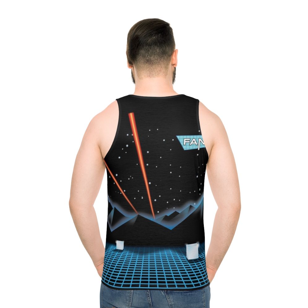 Retro 80s "Lady of Ice" unisex tank top