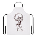 Retro 80s-style apron featuring Madonna's "Who's That Girl" design