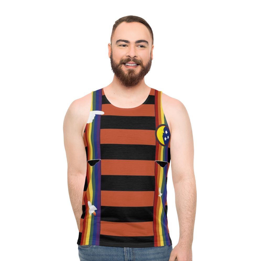 Retro 80s Mork & Mindy Unisex Tank Top