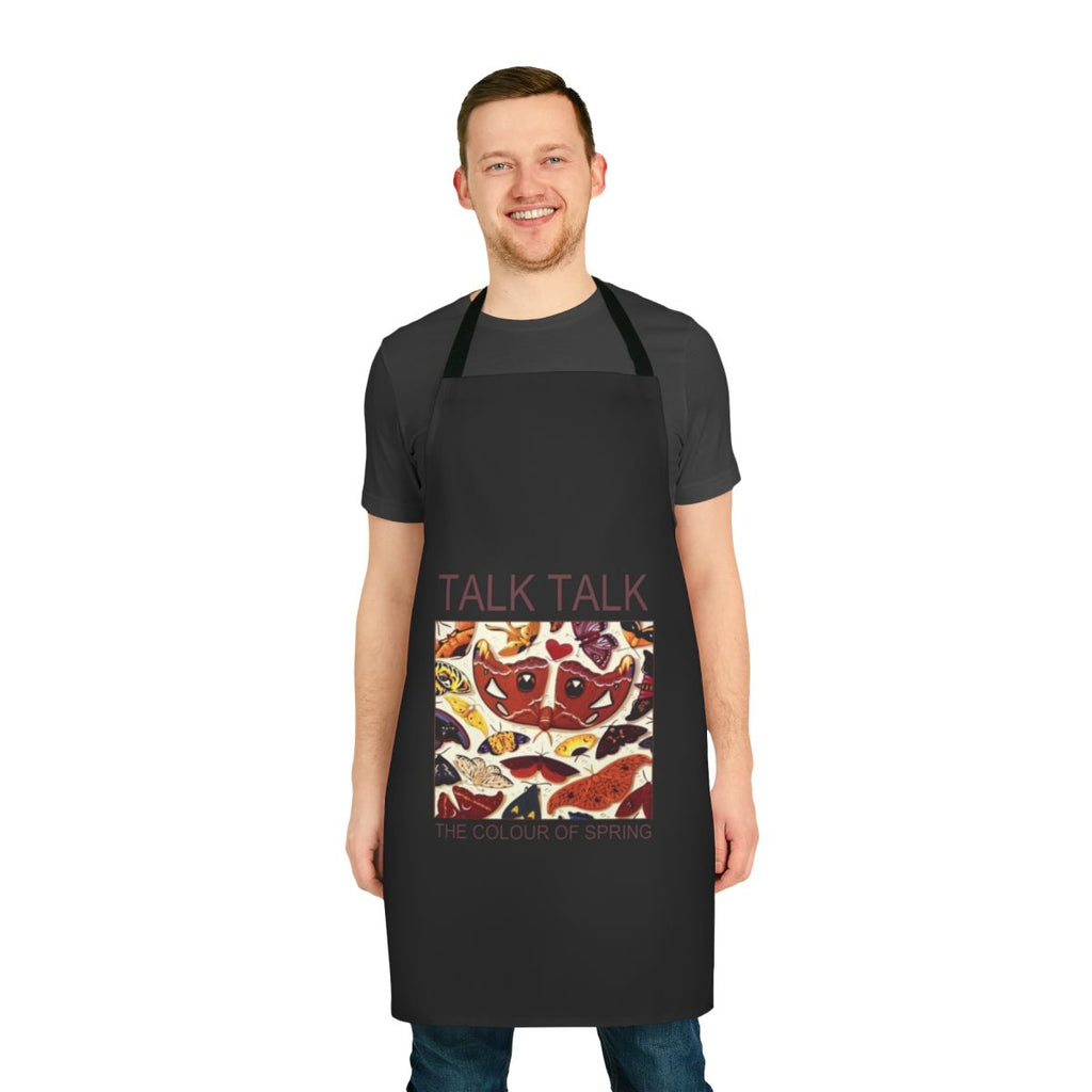 Colorful retro-style apron featuring the "The Colour of Spring" album cover art by the 80s band Talk Talk