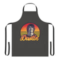 Retro 80s style apron with Stranger Things Dustin character design