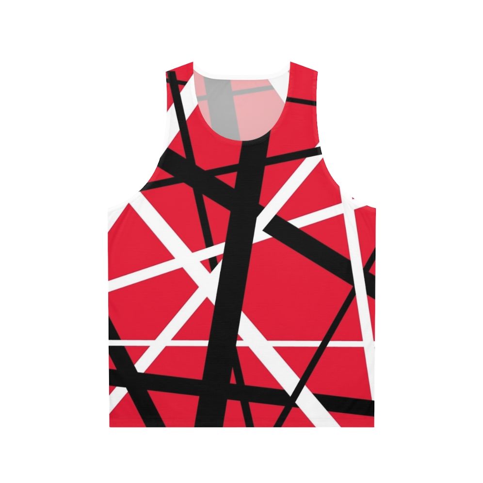Retro 80s striped music tank top