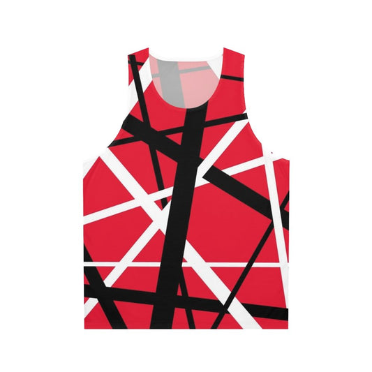 Retro 80s striped music tank top