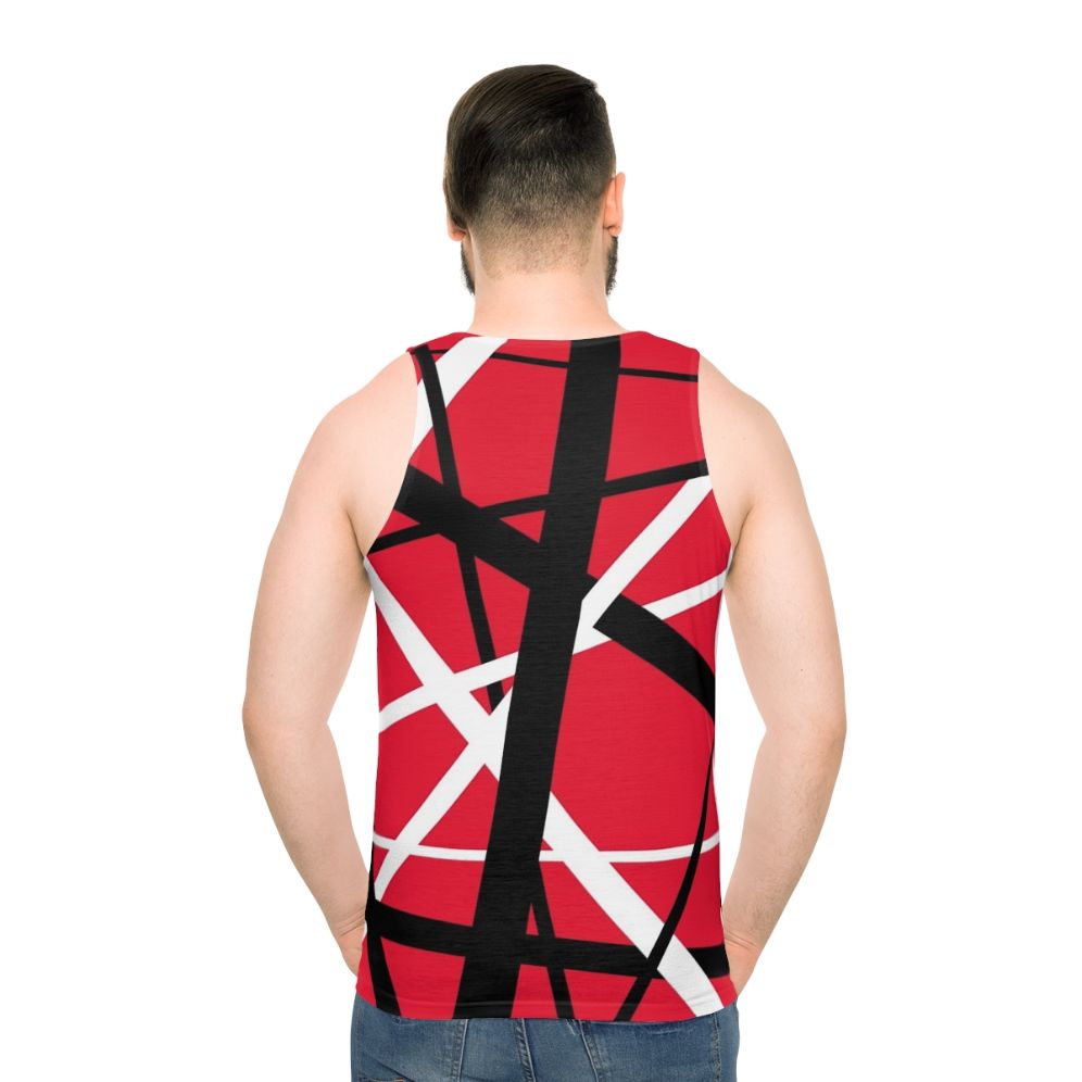 Retro 80s striped music tank top